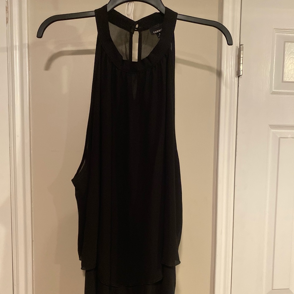 Black blouse tank top